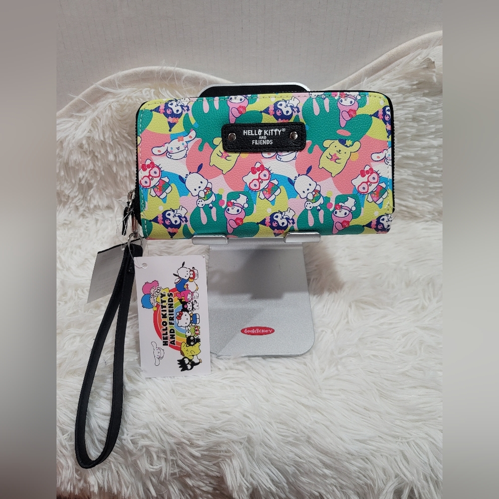 Hello Kitty Blue Wallet Stylish Bag